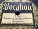 KING OLIVER & DIXIE SYNCOPATORS 78rpm Someday Sweetheart Dead Man Blues  EX Or E