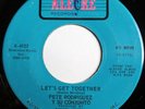 * PETE RODRIGUEZ Let's Get It Together/Bobby LATIN SOUL BOOGALOO Alegre 45 HEAR