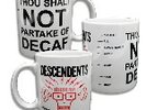 DESCENDENTS BONUS CUP 4 MUG SET RARE BLACK FLAG NOFX AFI GREEN DAY PUNK KBD