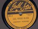 1950S TEXAS  BLUES LIGHTNIN HOPKINS  GOLD STAR 662 RARE   HEAR
