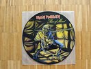 RON MAIDEN  PIECE OF MIND  PICTURE LP  RARE MISSPRESS, PLAYES KILLER ALBUM