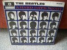 The Beatles vinyl lp A Hard Day's Night mono PMC1230 1st press y&b label