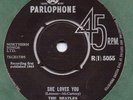 THE BEATLES-R(I)5055-RARE IRISH PRESSED 45-SHE LOVES YOU