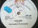 ELVIS COSTELLO ,  TRUE RHODESIA PRESSING , D.J. PROMO , RADIO RADIO
