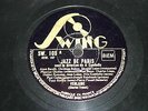 JAZZ DE PARIS   78T   VERLAINE / AMBIANCE   SWING SW 105