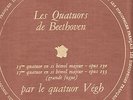 QUARTET VEGH on Beethoven the Quartets Op 130 /133 French DISCOPHILES DF 40 Mint