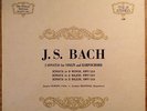J.S. BACH / Jacques DUMONT / BRAENDLE - 3 SONATAS for VIOLIN and HARPSICHORD MHS