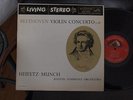 JASCHA HEIFETZ MUNCH BEETHOVEN VIOLIN CONCERTO RCA LIVING STEREO LSC-1992 SD NM