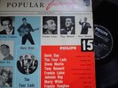 DORIS DAY/ MARTY WILDE/FOUR LADS/FRANKY LAINE/TONY BENNETT A.O.EARLY 10''