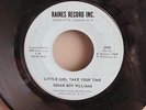 NEW YORK BLUES 45: SUGAR BOY WILLIAMS on RAINES Little Girl Take Your Time