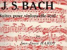 RARE FRENCH J.S. BACH SUITES FOR CELLO SOLO  JEAN LOUIS HARDY 10 