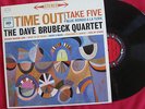 Dave Brubeck Quartet TIME OUT Colombia CS 8192  LP stereo  6 eye label NM