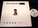 NOTORIOUS B.I.G. - READY TO DIE - ORIG 1994 BAD BOY RAP HIP HOP LP - PROMO STAMP