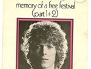 David Bowie - MEMORY OF A FREE FESIVAL - Dutch picture sleeve single - RARE