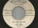 ROCKABILLY ROCKERS--FOUR TEENS-- SPARK PLUG -HEAR BOTH-- 1958 PROMO CHALLENGE