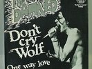 THE DAMNED. DON'T CRY WOLF. RARE ORIGINAL DUTCH 7