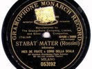 BLACK ITALIAN G&T: INEZ DE FRATE, MANSUEETO SING ROSSINI 'STABAT MATER' (1908)