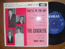 BUDDY HOLLY & CRICKETS Thatll Be The Day Orig. UK Coral 2062 EP  1957 