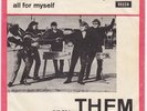 THEM Here Comes The Night RARE UNIQUE Denmark 45 Van Morrison CURVED DECCA HEAR