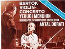 YEHUDI MENUHIN / Bartok Violin Concerto / Original Mercury SR-90003, Color-Back