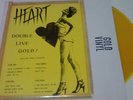 Heart Double Live Gold 2 LP 1975 gold vinyl not TMOQ