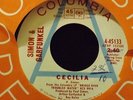 SIMON & GARFUNKEL  COLUMBIA45133  CECILIA  M-  DJ X  $40.00