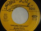 BRUTAL FORCE Dreams For Sale PHIL-L.A. OF SOUL - RARE FUNK BREAKS 45 LISTEN