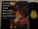 MILES DAVIS Steamin' PRESTIGE 7200 jazz LP (DG, mono, RVG) RARE VG++