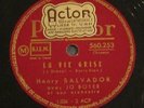 78 RPM HENRI SALVADOR/LA VIE GRISE/LE SCAPHANDRIER/BORIS VIAN/LEO FERRE
