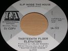 13th FLOOR ELEVATORS Slip Inside This House/Splash 1 1968 ORIG I.A 45 THIRTEENTH