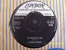 LaVERNE BAKER:    SO HIGH SO LOW      LONDON  HLE 8945    CON EX
