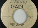 Reggae 45 RUDE GIRL / TOMMY MCCOOK Boss Cocky / Tommy's Dream on Gain