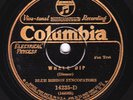 Columbia 14235: The Blue Ribbon Syncopators play Whale Dip/Blue Ribbon Blues E+