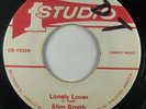 Reggae 45 SLIM SMITH Lonely Lover on Studio 1 VG++