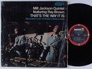 MILT JACKSON QUINTET FT RAY BROWN That's The Way It Is IMPULSE LP VG++ IN SHRINK