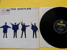 THE BEATLES HELP Original Black/Yellow STEREO LP