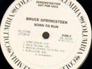 BRUCE SPRINGSTEEN BORN TO RUN EX RARE WHITE LABEL PROMO LP TIMING STRIP NR MINT