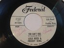 PROMO NEW BREED R&B POPCORN 45/ LULU REED & FREDDY KING 
