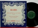 Westminster WL 5027 green lbl Brahms Quintet #1, Vienna Konzerthaus Quartet