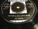 THE  MIRACLES . YOU  REALLY  GOT  A  HOLD ON ME / HAPPY LANDING .ORIOLE CBA 1795