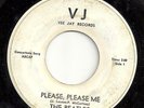 Beatles Please, Please Me/From Me To You VJ 581 RARE All white Label
