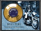 BILLY FURY - HALFWAY TO PARADISE - FRAMED SILVER or GOLD 45rpm  RECORD