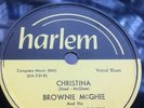 RARE BLUES - Brownie McGhee 78 on Harlem 232 
