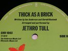 Jethro Tull 1st Press Thick as a Brick ... Incredible Audio and Sleeve