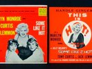 MARILYN MONROE Some Like It Hot EP Cover Only with PROMO INSERT