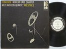 MODERN JAZZ QUARTET Concorde PRESTIGE 16 DG MONO W 50TH ST NYC 16RPM JAZZ LP