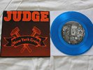 Judge New York Crew on BLUE Vinyl Gorilla Biscuits Rival Mob Infest Chain