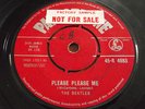 THE BEATLES PLEASE PLEASE ME  VERY RARE FACTORY SAMPLE 45 SINGLE