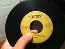 RARE UNKNOWN SOUL 45 BY STATUS LIMITED PRESSING MODERN FUNK LISTEN UPTOWN DOWN