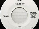 THE ROLLING STONES 45 Fool to Cry ATLANTIC Musidor BV Promo WL Near Mint #BB735